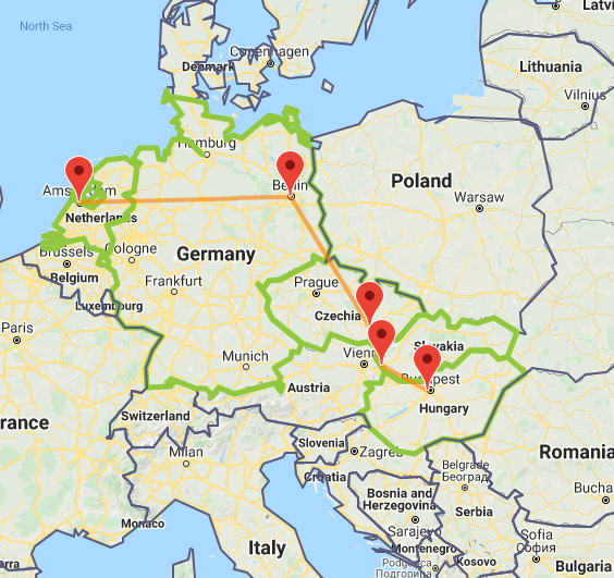 Interrail Map Planner Interrailing Month In Europe Interrail